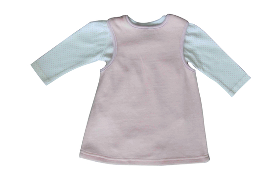Two Piece Cute Newborn Baby Clothes Baby Girl Velvet Dress Rabbit Flowers Deer Embroidery