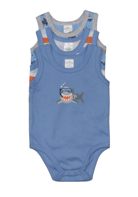 Eco Friendly Baby Sleeveless Onesies Infant Bodysuits Natural Organic Cotton