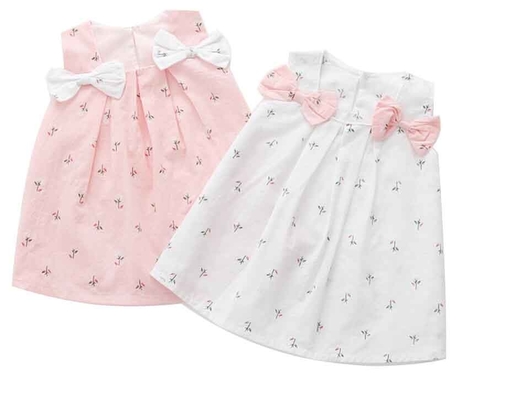 Floral θερινή ένδυση Dressessoft παιδιών τυπωμένων υλών ζωηρόχρωμη άνετο για το κοριτσάκι