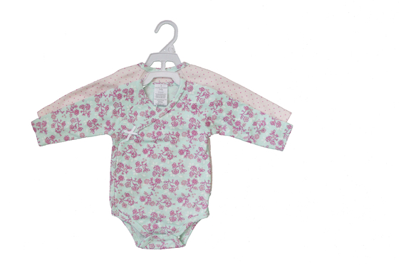 Μακρύ μανίκι Onesies δύο αγοράκι βαμβάκι κομματιού 60% φιλικό προς το περιβάλλον